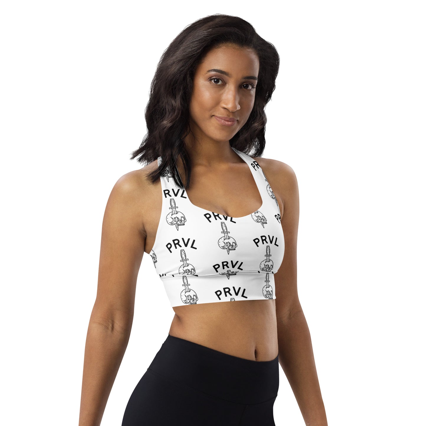 Skull & Dagger Longline sports bra